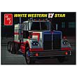 White Western Star Semi Truck Model Kit